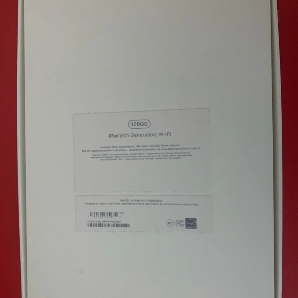 iPad (6th generation)